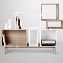 Stacked shelf system - Bookcases