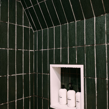 Green Brick Shower