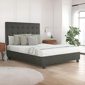 ARBO Upholstered Platform Beds with Headboards