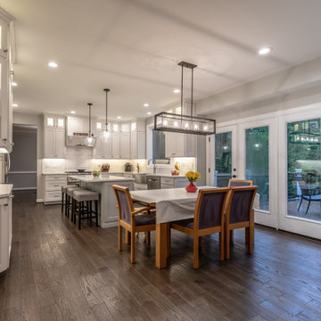 Elegant, Bright and Spacious White Kitchen in Fairfax VA