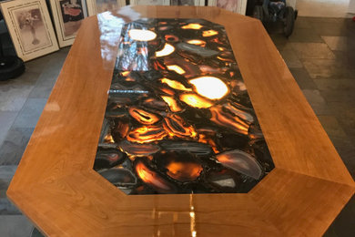 Dining room photo in Seattle