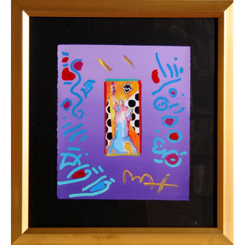 Peter Max, Statue of Liberty, Acrylic and Collage, Mixed Media