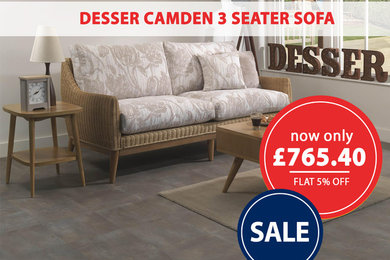 Desser Camden 3 Seater Sofa | Fit your Style & Room Space | FurnitureDirectUK
