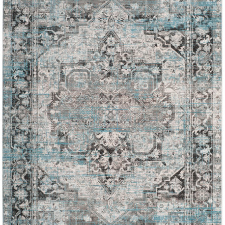 Safavieh Claremont Collection Clr665g Ivory / Grey Rug