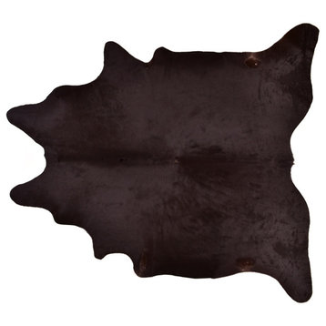 Solid 100% Premium Cowhide, Brown Made, Brazil, 5'x7'