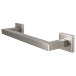 Preferred Bath Accessories - Primo 24" Mitered Towel Bar, Brushed Nickel - Preferred Bath Accessories, Inc. is known for its innovative product designs and service excellence. The Primo Collection features fresh, contemporary but timeless styles. Made from superior quality materials, these products are durable, easy to install, and competitively priced.