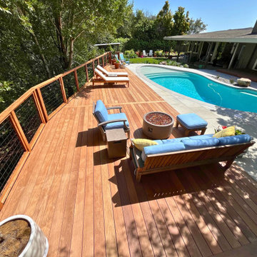 Backyard Pool Deck in San Rafael