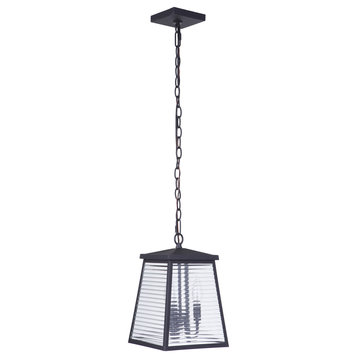 Armstrong 3 Light Outdoor Pendant in Midnight (ZA4111-MN)