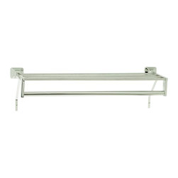SCM-R5519 24" Towel Shelf w/Bar & Brackets - Bath Products