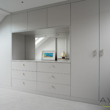 Angled Loft wardrobe