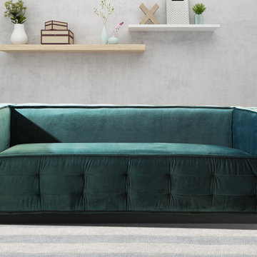 Chic Home Bryant Sofa, Teal