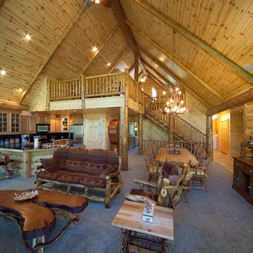 Log Siding & Knotty Pine Paneling