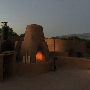 Fireplace and Patio in Albuquerque, NM