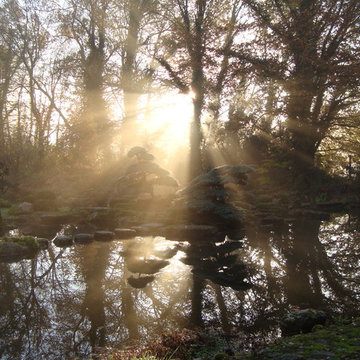 Die Gartenanlagen im ZEN-Kloster Liebenau