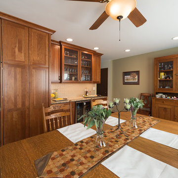 Arlington Heights Large Family Kitchen and Powder Room Remodels