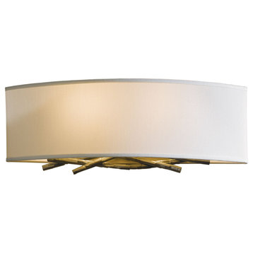 Hubbardton Forge 207660-1055 Brindille Sconce in Soft Gold