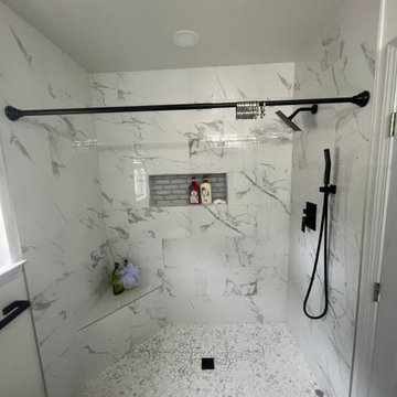Custom Shower Installation and Tilework