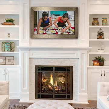 TV Mirrors by Framing to a T Framers + Designers - ON