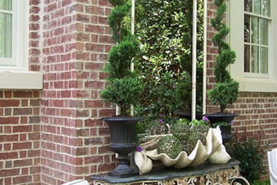 Photo of a large traditional backyard landscaping in Atlanta.