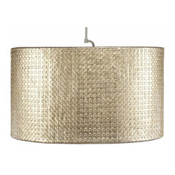 Seline Oval Pendant, Metallic - Lighting