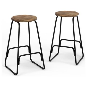 Orson Saddle Counter Height Stool (Set of 2)