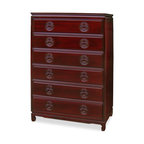 Korean Antique Style 3 Drawer End Table Chest - Dressers | Houzz