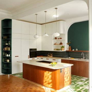 Verdi - Rénovation d'Verdi - Une cuisine dans un appartement haussmanien à Marse