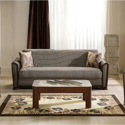 Alfa Redeyef Brown Living Room Set - Sofas