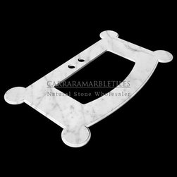 White Carrara Marble Italian Bianco Carrera Vanity Top 3 - Products