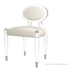PEONY ACRYLIC CHAIR by Jonathan Franc - Dining Chairs