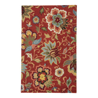 Safavieh Blossom BLM672A 2'6 x 4'0 Red / Multi Area Rug