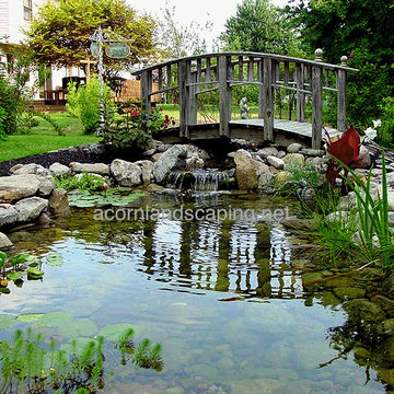Garden Ponds, Goldfish Ponds, Koi Ponds, Monroe County, Rochester NY by Acorn