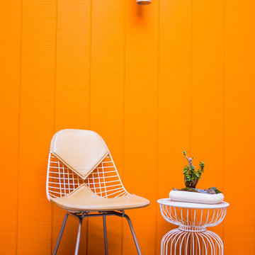 Courtyard Design Midcentury, La Jolla