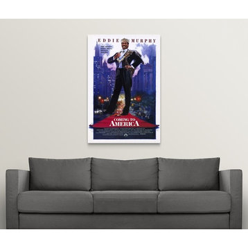 "Coming to America (1988)" Wrapped Canvas Art Print, 32"x48"x1.5"