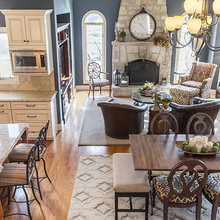 Kitchen with Hearth Room