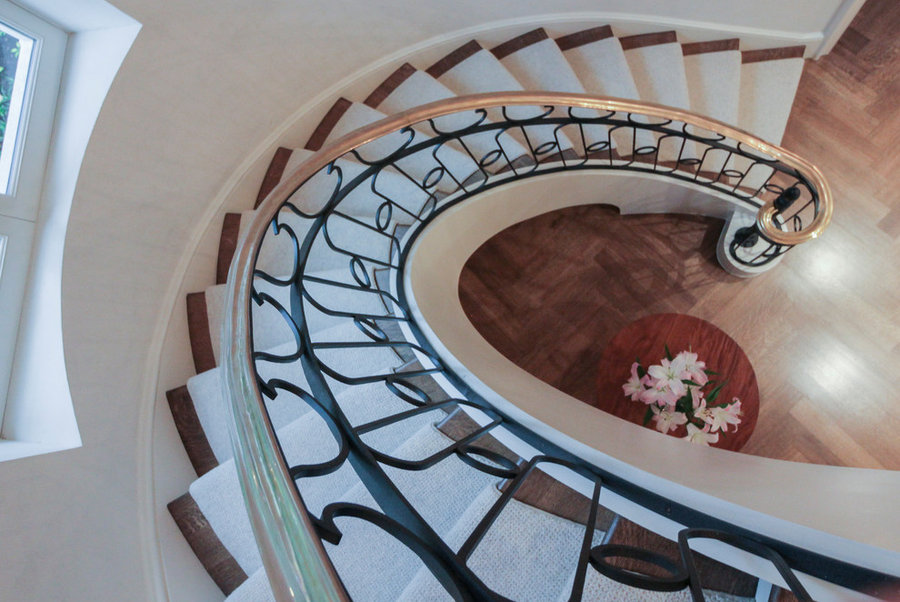 Sculptural/Elliptical Staircase Near Foreign Embassies in Wash. DC, 20008