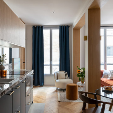 De bureau à appartement feutré, 52 m2 à Paris