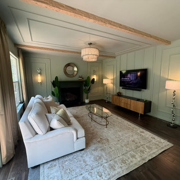 Timeless Comfort: A Traditional Living Room Designed for Elegance & Durability
