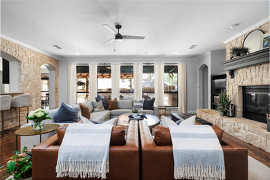 Living room - living room idea in Dallas