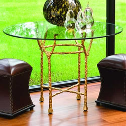 Gold Chiseled Dining Table - Dining Tables