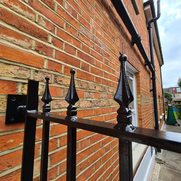 Metal railing restoration in Wimbledon SW20