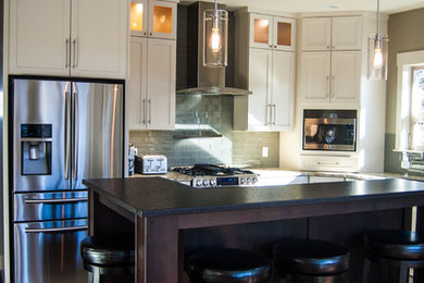 Example of a trendy kitchen design in Other