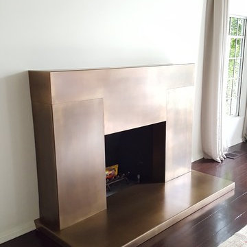 Beverly Hills flat renovation- fireplace after
