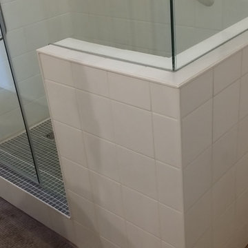 Transitional Bath - Tub to Shower Reno
