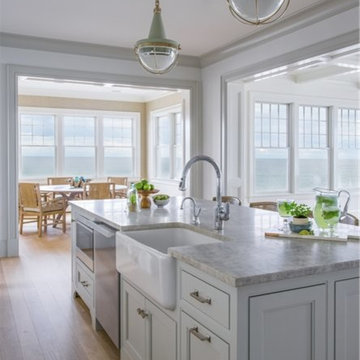 New Seabury Beach House Kitchen and Baths