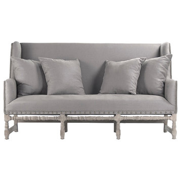 Aubert Sofa, Gray Linen