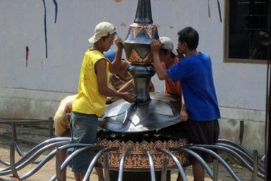 Lampu gantung tembaga kuningan