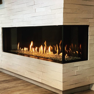 Flare Right Corner Fireplace