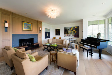 Inspiration for a family room remodel in Portland