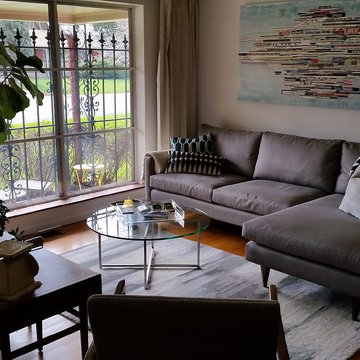 Painted Vinyl Windows Refresh a 50’s Ranch Home